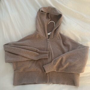 Gilly Hicks Tan Hooded Cardigan